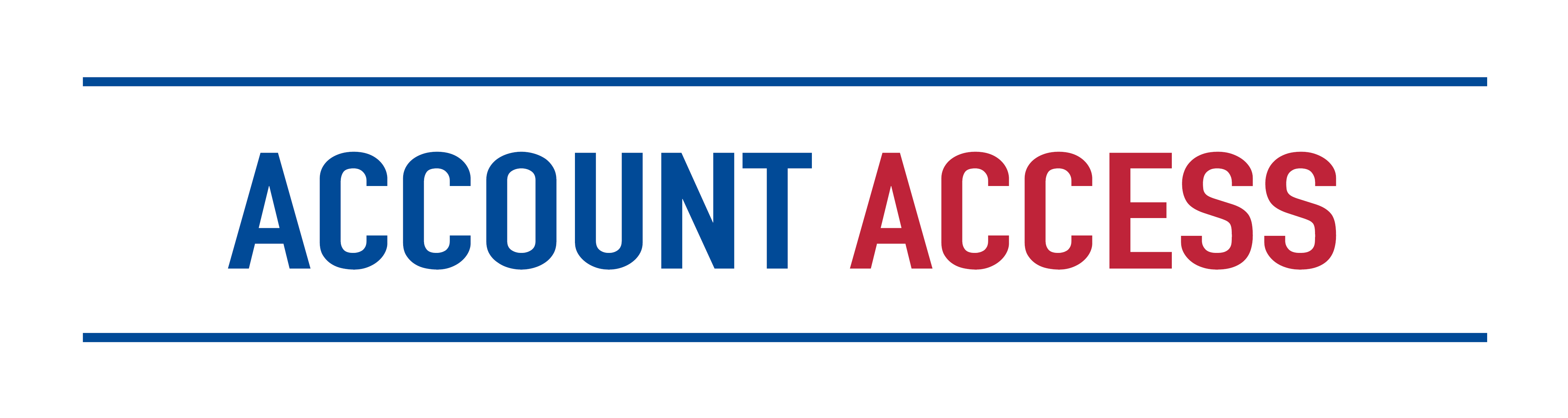 Account Access Header