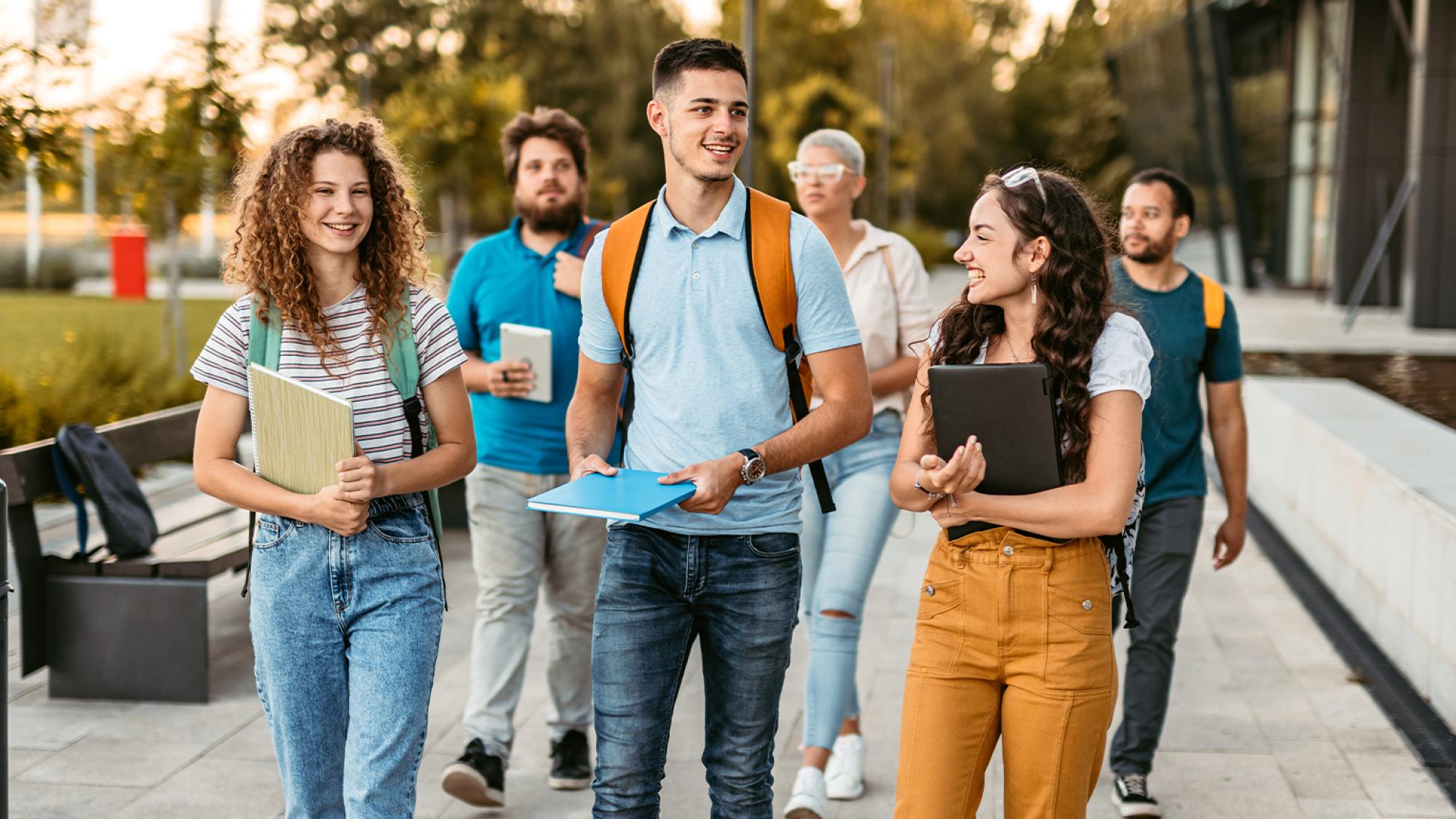 Group of teenagers