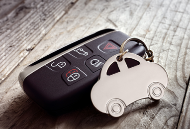 car keys on table, auto loan approval